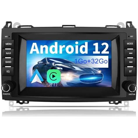 AWESAFE Autoradio Android 12 Pour Mercedes Benz Vito Viano Sprinter