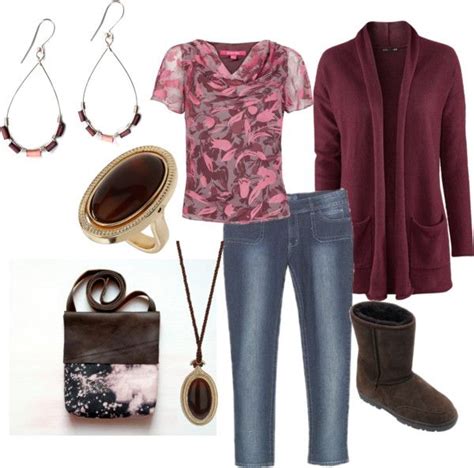 Pink Burgundy And Brown Plus Size Fashion Clothes Plus Size Fashion