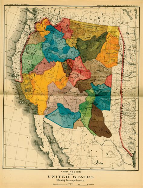 100th Meridian West Canada Map - Map