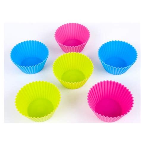 Kit Formas Mini Cupcake Bolo Muffin Assadeira Silicone Formato