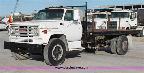 1988 Gmc Topkick Flat Dump Bed Truck In Broken Arrow Ok Item H8417