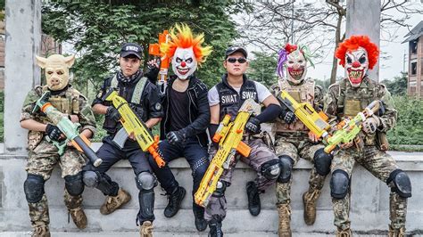 Ltt Films Seal Xxx Nerf Guns Fight Criminal Group Tiger Mask The Battle Is Not Over Nerf War