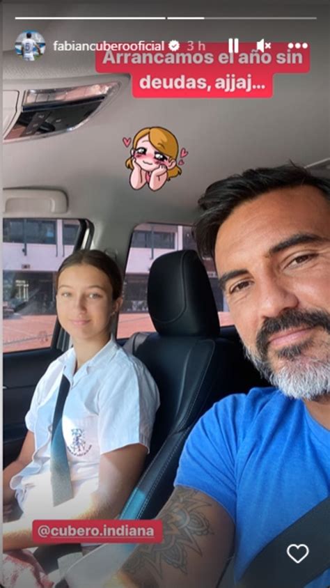 Fabi N Cubero Acompa A Su Hija Indiana A Rendir Una Materia