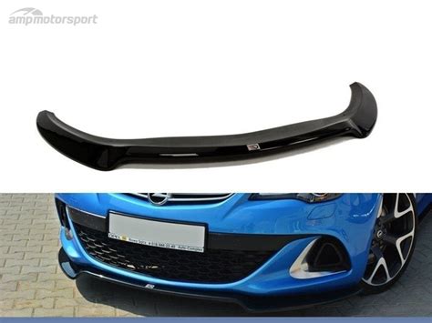 Spoiler Lip Dianteiro Opel Astra J Opc Preto Brilhante Motorsport