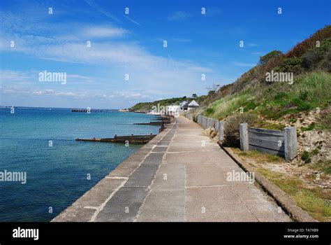 Totland Bay Isle Of Wight Uk Stock Photo Alamy