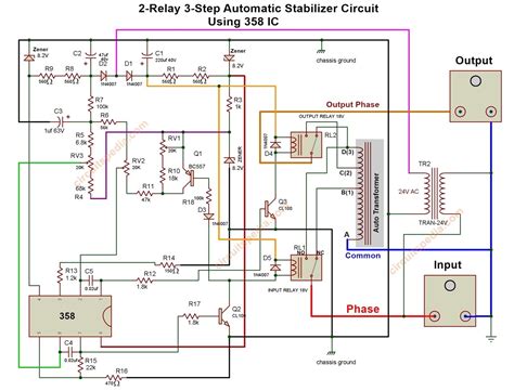 Automatic Stabilizer Connection Diagram Guru 4 Tech Voltage