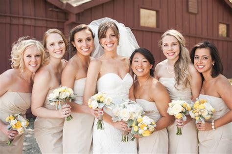 Nude Bridesmaid Dresses