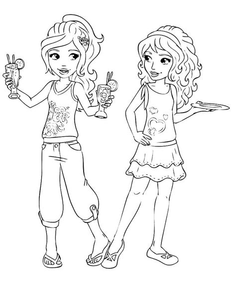 Desenhos De Lego Friends Para Colorir Pintar E Imprimir