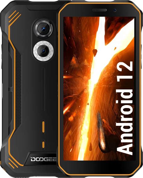 DOOGEE S51 Rugged Smartphone Android 12 (2023), 4GB + 64GB/512GB Rugged ...