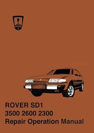 Rover Sd Repair Operation Manual Part Number Akm A