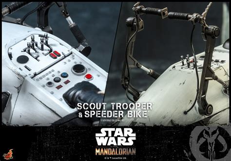Hot Toys The Mandalorian Th Scout Trooper And Speeder Bike Figures