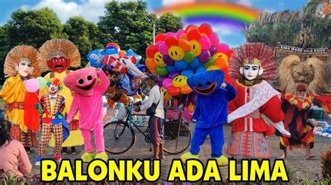 Ondel Ondel Joget Lagu Balonku Ada Lima Reog Ponorogo Badut Dan