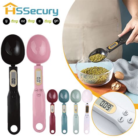 Electronic Spoon Weight Scale 500g 0 1g LCD Digital Measuring Food