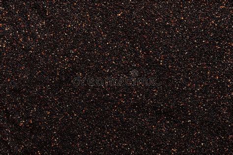 Black Quinoa Grain Background And Texture Of Gluten Free Top View Stock