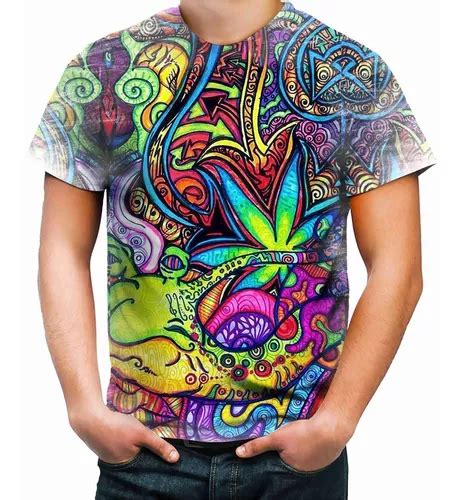 Camisa Camiseta Personalizada Arte Psicodélica Hd 06 MercadoLivre