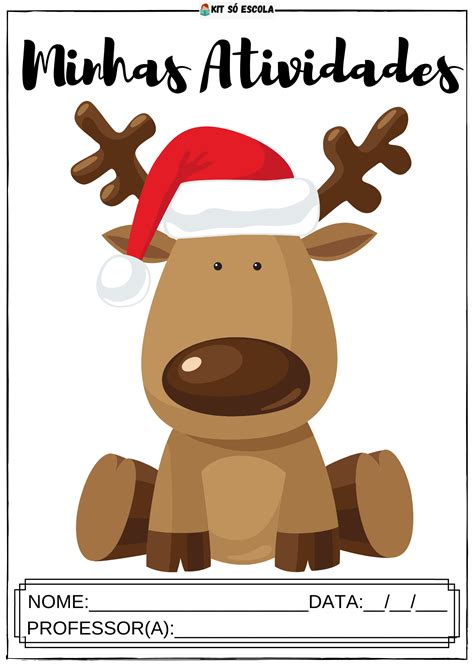 Capa De Natal Para Imprimir - Capas De Natal Para Imprimir - RETOEDU