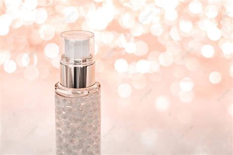 Fundo Cosméticos De Glitter Ouro Rosa Para Anúncios Luxuosos De