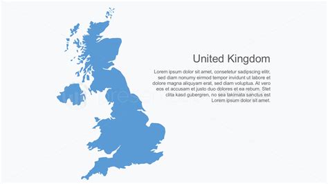 Presentation Base - PowerPoint map United Kingdom