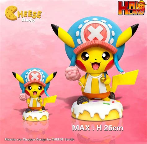 Pokemon Egg X Cheese Studio Pikachu Cos Chopper Resin Statue Kaioland