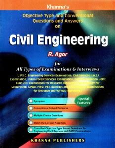 Conventional Objective Type Questions Answers On Civil Engineering