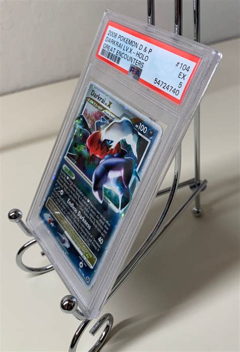 2008 Pokemon Diamond Pearl Great Encounters Holo Darkrai LV X PSA 5