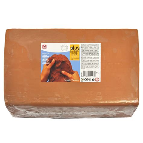 Sio 2 PLUS Natural Self Hardening Modeling Clay Terracotta 22 Lb 10