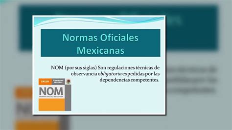 ¿qué Son Las Normas Oficiales Mexicanas Youtube