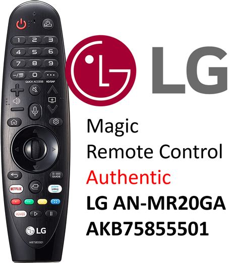 LG Smart TV Remote Control AN MR20GA AKB75855501 Original Brand New