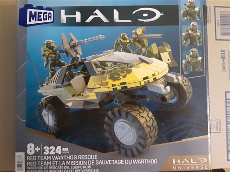 Halo Mega Construx Red Team Warthog Rescue Brand New And Unopened