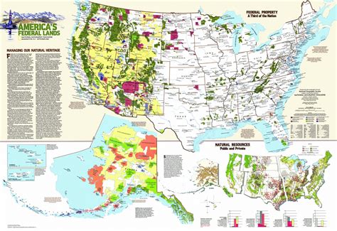 United States Federal Lands Map 1982 | Maps.com.com