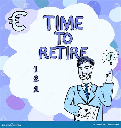 Gravando Exibindo Tempo De Texto Para Aposentar. Palavra Escrita No