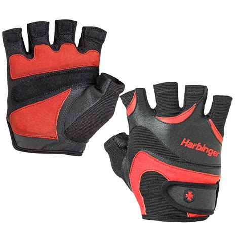 Harbinger 138 Flexfit Weight Lifting Gloves Blackred Ebay