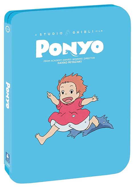 Ponyo Limited Edition Steelbook Blu Ray Dvd