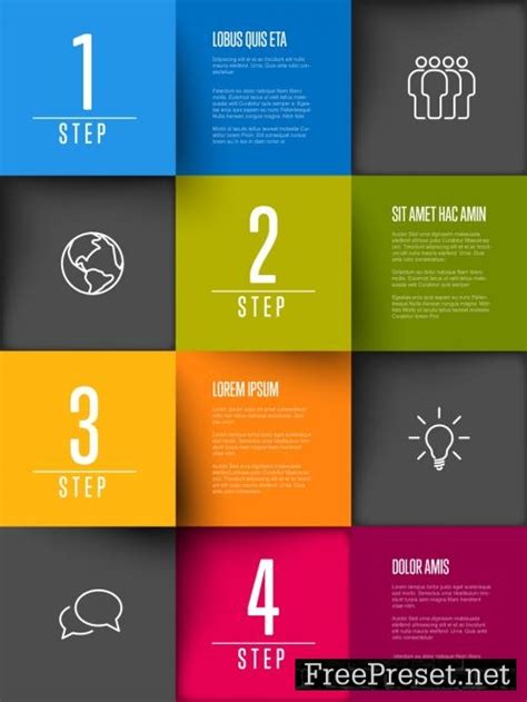 adobe stock  steps instructions layout  description  icons