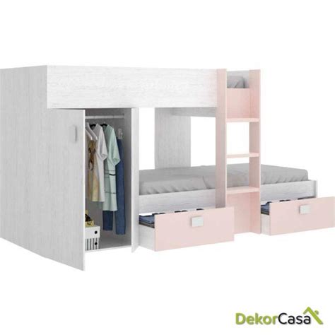 Cama Juvenil Tren Natural Y Grafito ️ 629 42€ 2024