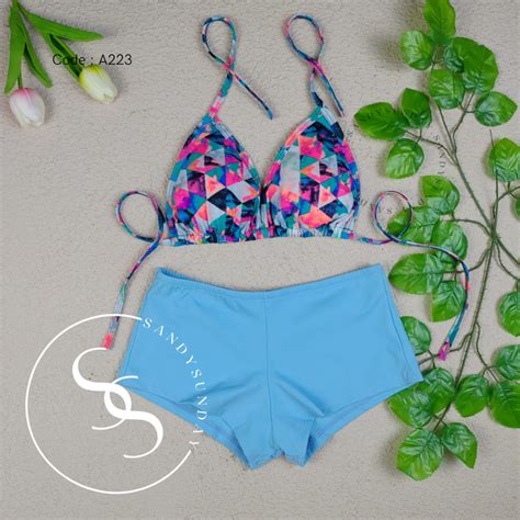 Jual Bikini Set Segitiga Boxer Bikini Pantai Bikini Sexy Bikini