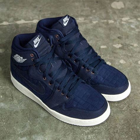 Air Jordan 1 KO High OG Men Obsidian White Mtlc Red Bronze Sail