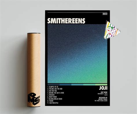 Joji Posters Smithereens Poster Joji Tracklist Album Cover Etsy