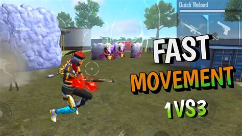 ⚡fast Movement 1 Vs 3 🔥 3 Finger Custom Hud 🎯⚙️ Dezstar 👑 Youtube