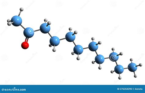 D Image Of Methyl Eugenol Skeletal Formula Royalty Free Stock