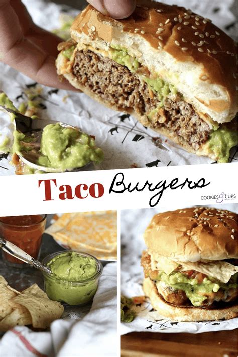 Taco Burgers Recipe Easy Weeknight Dinner Idea