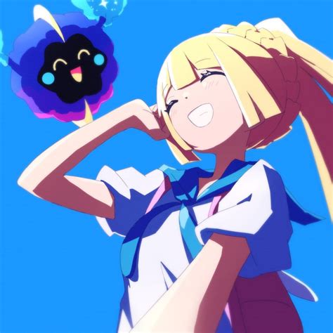 Lillie And Cosmog Pokemon And More Drawn By Yachima Tana Danbooru