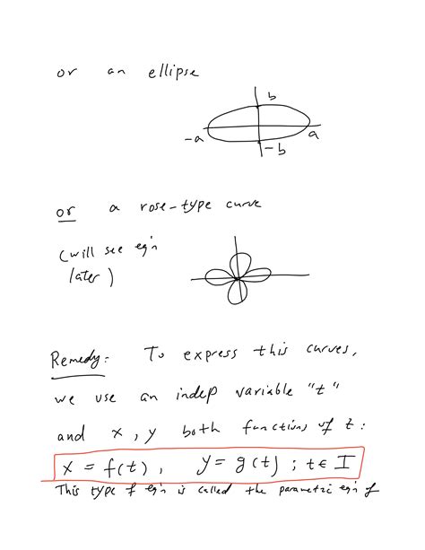 Solution Parametric Equations Of Curves And Polar Coordinates Studypool