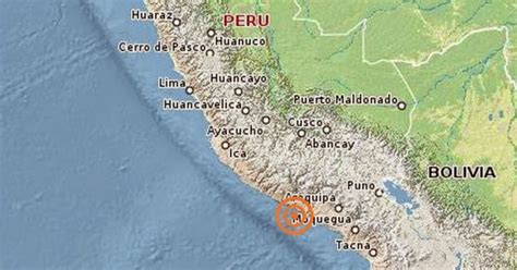 Las Notichinas Temblor de 4 grados Richter se registró en Arequipa