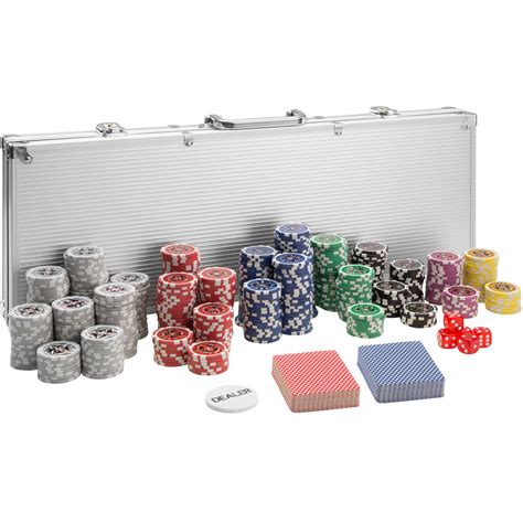 Покерный набор на 500 фишек. Poker Set de 500 cipuri.