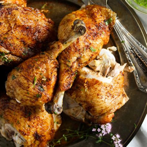 Roasted Half Chicken How To Bake Chicken Halves Where Is My Spoon