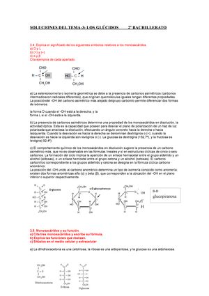 EVAU TEMA2 Glúcidos y Lípidos Ejercicios a realizar TEMA 2 GLÚCIDOS