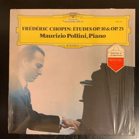 LP Frederic Chopin Maurizio Pollini Piano Etudes Op 10 Op 25 独盤