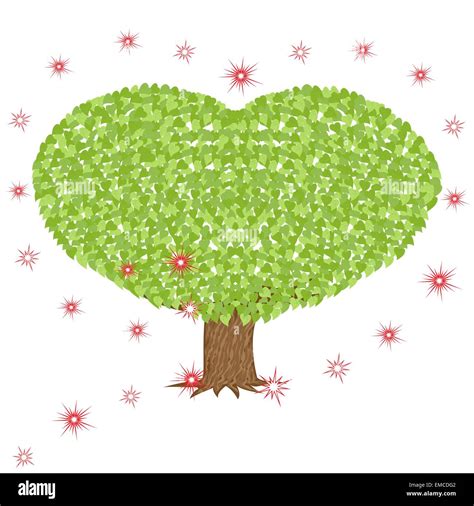 Tronc En Forme De Coeur Banque D Images Vectorielles Alamy