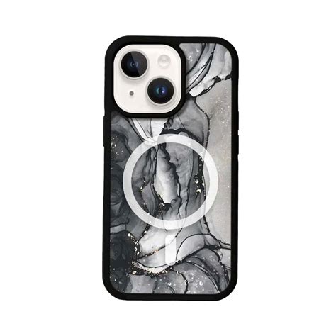 Black iPhone 14 Marble Case | Caseco Inc.